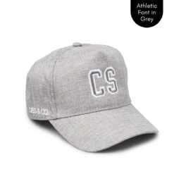 Front Page 16 Cubs & Co - PERSONALISED GREY W/ INITIALS | ATHLETIC GREY FONT - Cubs & Co