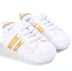 Stripe Kicks | Gold - Affordable Baby