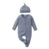 Waffle & Beanie Onesie Set | Dusty Blue - Affordable Baby -MY LITTLE SHOP H5f21673669e147c3b946f036fc4d113aO