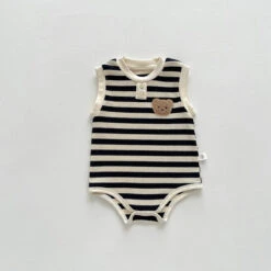 Teddy Stripe Bodysuits | 4 Colours - Affordable Baby -MY LITTLE SHOP IMG 5695