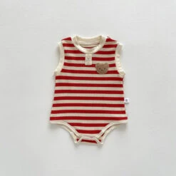 Teddy Stripe Bodysuits | 4 Colours - Affordable Baby -MY LITTLE SHOP IMG 5696