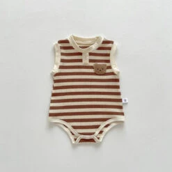 Teddy Stripe Bodysuits | 4 Colours - Affordable Baby -MY LITTLE SHOP IMG 5697