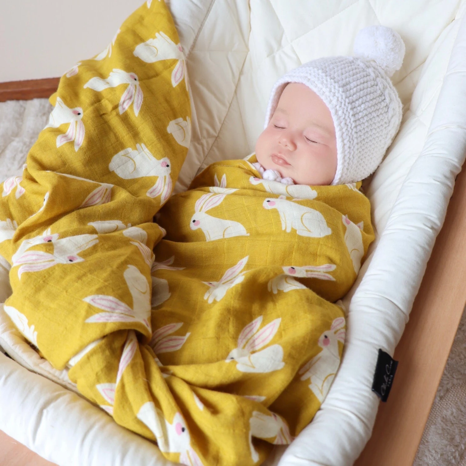 Tinker Tot Baby - Organic Cotton Swaddle – Radiant Rabbit - Tinker Tot Baby Tinker Tot Baby - Organic Cotton Swaddle – Radiant Rabbit - Tinker Tot Baby -MY LITTLE SHOP IMG 2362