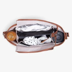 VANCHI - Pram Caddy | Pebbled Tan - VANCHI -MY LITTLE SHOP IMG 2778Grey 720x e5189257 6351 47a1 8dd7 0b7d5b15fbd8