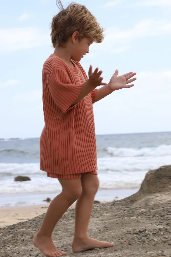 All Fenix - Mini Rib Knit Tee | Ginger - All Fenix All Fenix - Mini Rib Knit Tee | Ginger - All Fenix -MY LITTLE SHOP IMG 3232