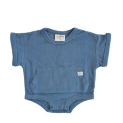 All Fenix - Mini Terry Romper | Blueberry - All Fenix