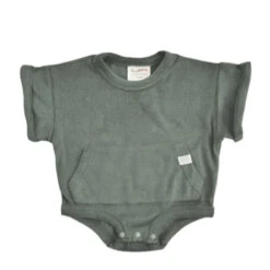 All Fenix - Mini Terry Romper | Moss - All Fenix