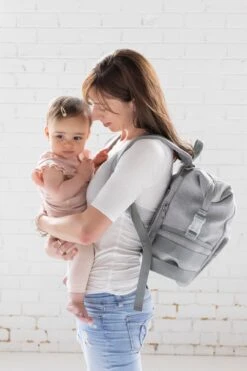 Timber Tinkers - Neoprene Nappy Bag | Grey - Timber Tinkers