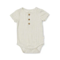 Indigo & Lellow - Jamie Bodysuit | Sage Gingham - Indigo & Lellow