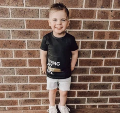 MLW By Design - Living My Best Life Tee | Pink Or Gold Print - MLW By Design -MY LITTLE SHOP LIVINGMYBESTLIF