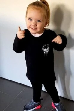 MLW By Design - Melting Skull Tee | Black Or White - MLW By Design -MY LITTLE SHOP MLWByDesign MeltingSkullLongSleeveTop BlackorWhite