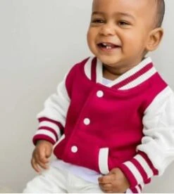 MLW By Design - Personalised Varsity Jacket | Burgundy & White - MLW By Design -MY LITTLE SHOP MLwjacket