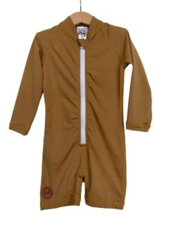 Kicky Swim - One Piece Rashguard Suit | Golden Mustard - Kicky Swim