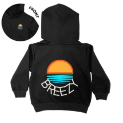 MLW By Design - Breezy Kids Fleece Hoodie | Black - MLW By Design