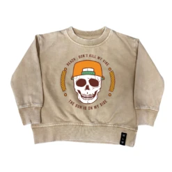 MLW By Design - Beach Vibe Stonewash Crew | Sand - MLW By Design