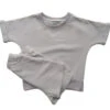 Moss Kids - All Day Tee & Short Set | Moss Grey - Moss Kids