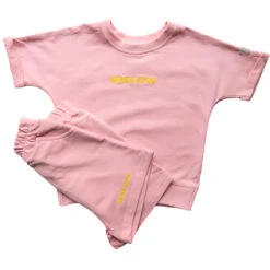 Moss Kids - All Day Tee & Short Set | Flamingo - Moss Kids