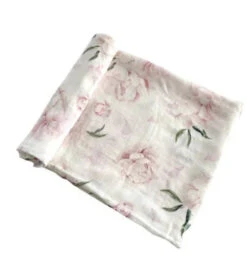Anchor & Arrow - Organic Baby Swaddle | Pretty Peony - Anchor & Arrow