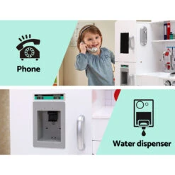 Kids Kitchen White - Toy Warehouse 7 Kids Kitchen White - Toy Warehouse -MY LITTLE SHOP PLAY WOOD DISPENSER WH 05