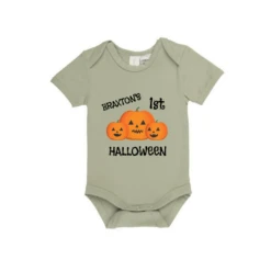 MLW By Design - 1st Halloween Personalised Bodysuit | Various Colours - MLW By Design -MY LITTLE SHOP Personalised1stHalloweenBodysuit 4