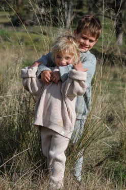 All Fenix - Mini Rib Knit Pants | Clay - All Fenix