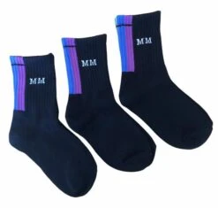 Mini Maxwell - Black Stripe Socks - Mini Maxwell