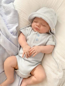 3 Little Crowns - Summer Bodysuit & Sunhat | Sky Blue - 3 Little Crowns -MY LITTLE SHOP Photo Nov 27 2024 9 34 12 AM