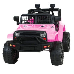 Ride On Jeep 12V Car With Remote Control Pink - Toy Warehouse -MY LITTLE SHOP RCAR JEP 4WS PK 02