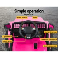 Ride On Jeep 12V Car With Remote Control Pink - Toy Warehouse -MY LITTLE SHOP RCAR JEP 4WS PK 04