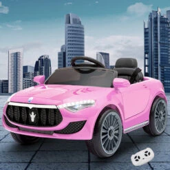 Rigo Maserati Kids Ride On Car - Pink - Toy Warehouse -MY LITTLE SHOP RCAR MASRT S PK 99