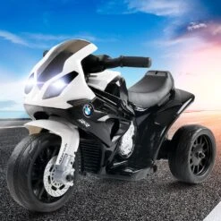BMW Licensed Motorcycle | White - Toy Warehouse -MY LITTLE SHOP RCAR S1000RR BK 99