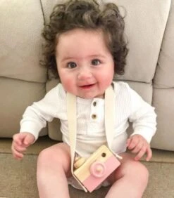 Ribbed Button Bodysuit | White - Affordable Baby -MY LITTLE SHOP Ribbedbody