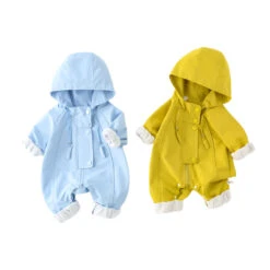Windbreaker Hooded Onesie - Affordable Baby