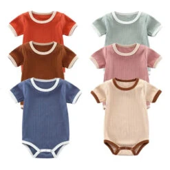 Ribbed Bodysuits | Various Colours - Affordable Baby