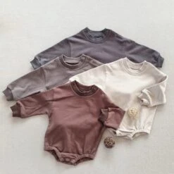 Cotton Long Sleeve Romper | 16 Colours - Affordable Baby -MY LITTLE SHOP S1876d84177074a908236443d1c8eac0ed