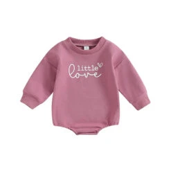 Little Love Romper | Mauve - Affordable Baby