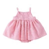 Gingham Skirt Romper | Pink - Affordable Baby -MY LITTLE SHOP S3ba37316ab8d408d9438baef9cd2fb37P