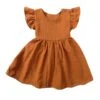 Ruffle Linen Dress | Hazelnut - Affordable Baby -MY LITTLE SHOP S46a387c1393046ee8dc02d75f32a2deel