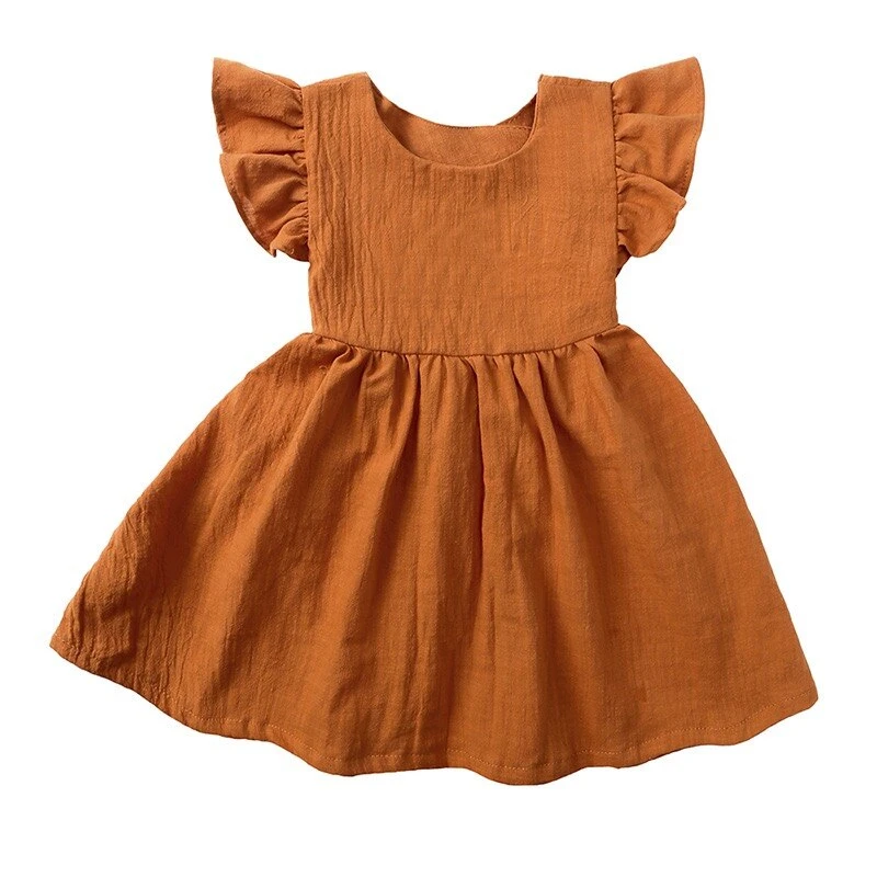 Ruffle Linen Dress | Hazelnut - Affordable Baby Ruffle Linen Dress | Hazelnut - Affordable Baby -MY LITTLE SHOP S46a387c1393046ee8dc02d75f32a2deel