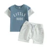 Little Dude Set | Blue - Affordable Baby -MY LITTLE SHOP S481a40d6933c42618f88483a81016263S