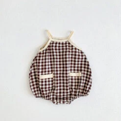 Gingham Bubble Romper | 2 Colours - Affordable Baby -MY LITTLE SHOP S519da6528bd64cdda2bec3f8d15d9efdd