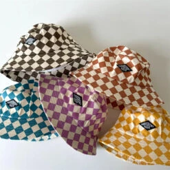 Checkered Bucket Hat | Multiple Colours - Affordable Baby -MY LITTLE SHOP S5924866b4ca94f30a2c356eaca1f872cl