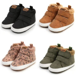 Hightop Fluffy Walkers | 4 Colours - Affordable Baby
