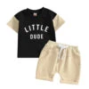 Little Dude Set | Black - Affordable Baby -MY LITTLE SHOP S65cf9d5bfe8b41998527bd68a69b4862e