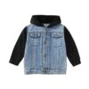 Black Hood Denim Jacket - Affordable Baby -MY LITTLE SHOP S727b7f7c7e9741e0a6b56c0dea9b67fbe
