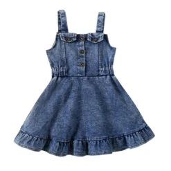 Denim Pocket Dress - Affordable Baby