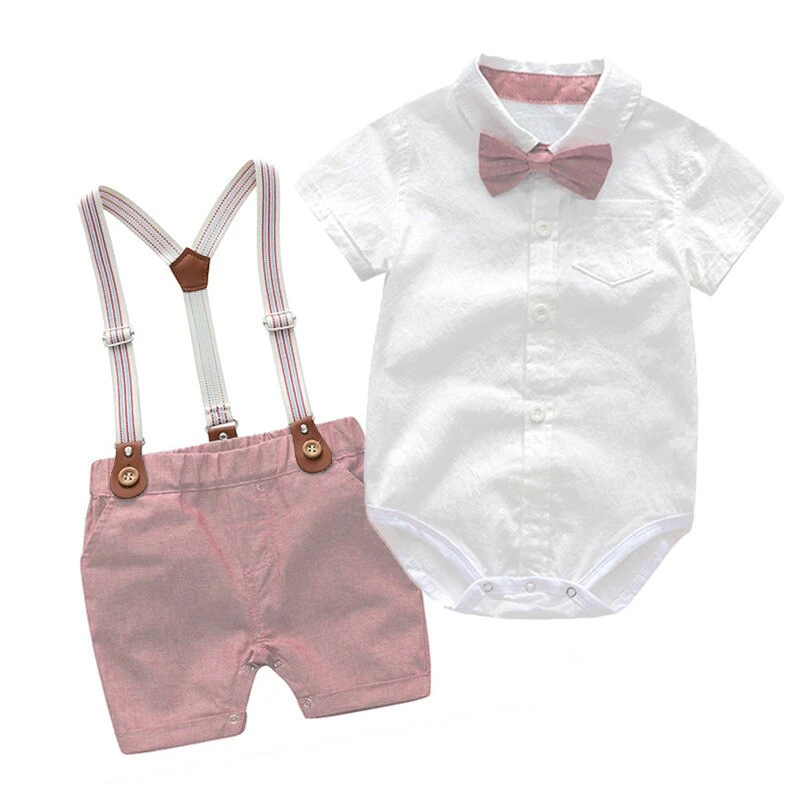 Arlo Bow Tie & Suspenders Set | Salmon - Affordable Baby Arlo Bow Tie & Suspenders Set | Salmon - Affordable Baby -MY LITTLE SHOP S74084af6437c424f933b5a7e2f72c201T