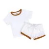 Emerson Set | White & Brown - Affordable Baby -MY LITTLE SHOP S816cafd459944f4ebd72a1af072d233cE