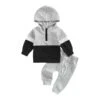 Patchwork Hoodie Set | Grey - Affordable Baby -MY LITTLE SHOP S8e5e0fc875bd4df68943aa03299c9d8bA