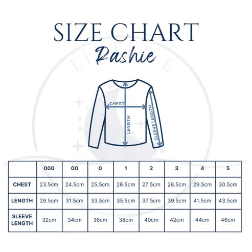 Little E & Co - Long Sleeve Rashie | Community Connected to Land - Little E & Co Little E & Co - Long Sleeve Rashie | Community Connected To Land - Little E & Co -MY LITTLE SHOP SIZE CHART RASHIE 1